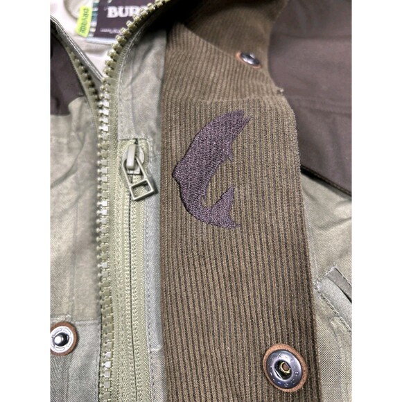 Burton DRYRIDE Hooded Snowboard Coat XL Ski Parka Fish Theme Thermolite Green - Picture 7 of 14